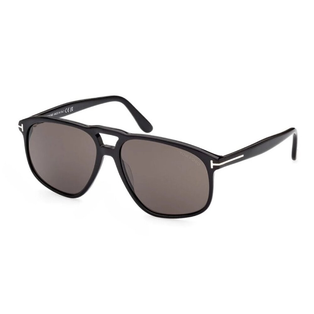 NEW TOM FORD SUNGLASSES BLACK MEN AVIATOR EYEWEAR